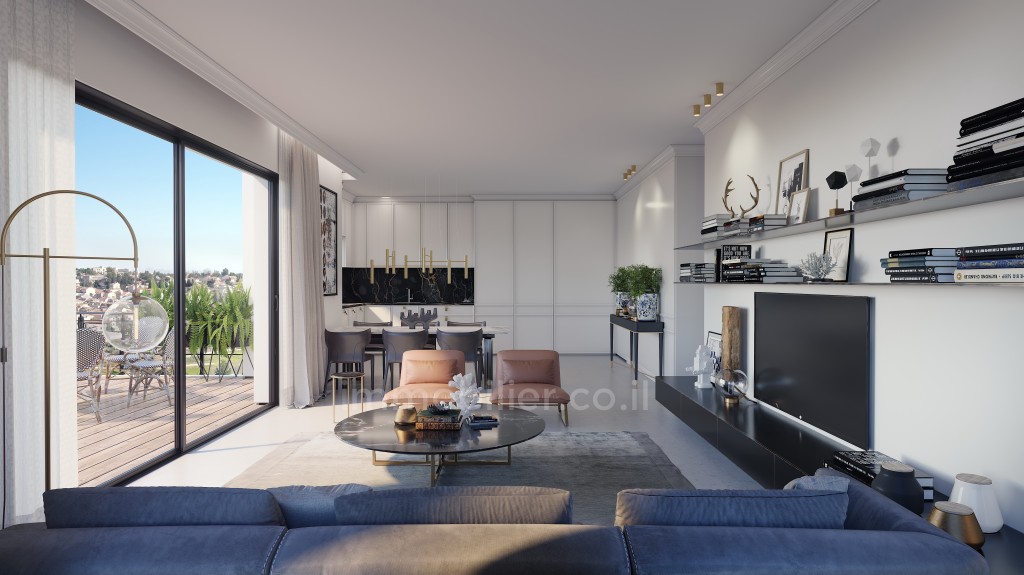 Apartamento 3 cômodos Jerusalém Kiryat haleum 144-IBL-546