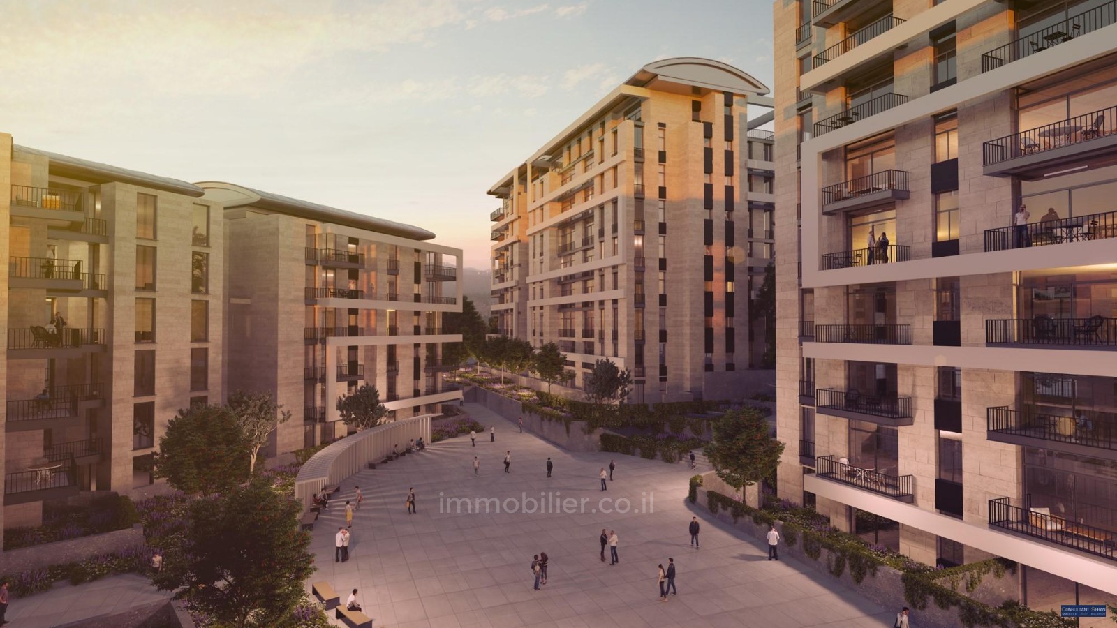 Apartamento 4 cômodos Jerusalém Kiryat haleum 144-IBL-562