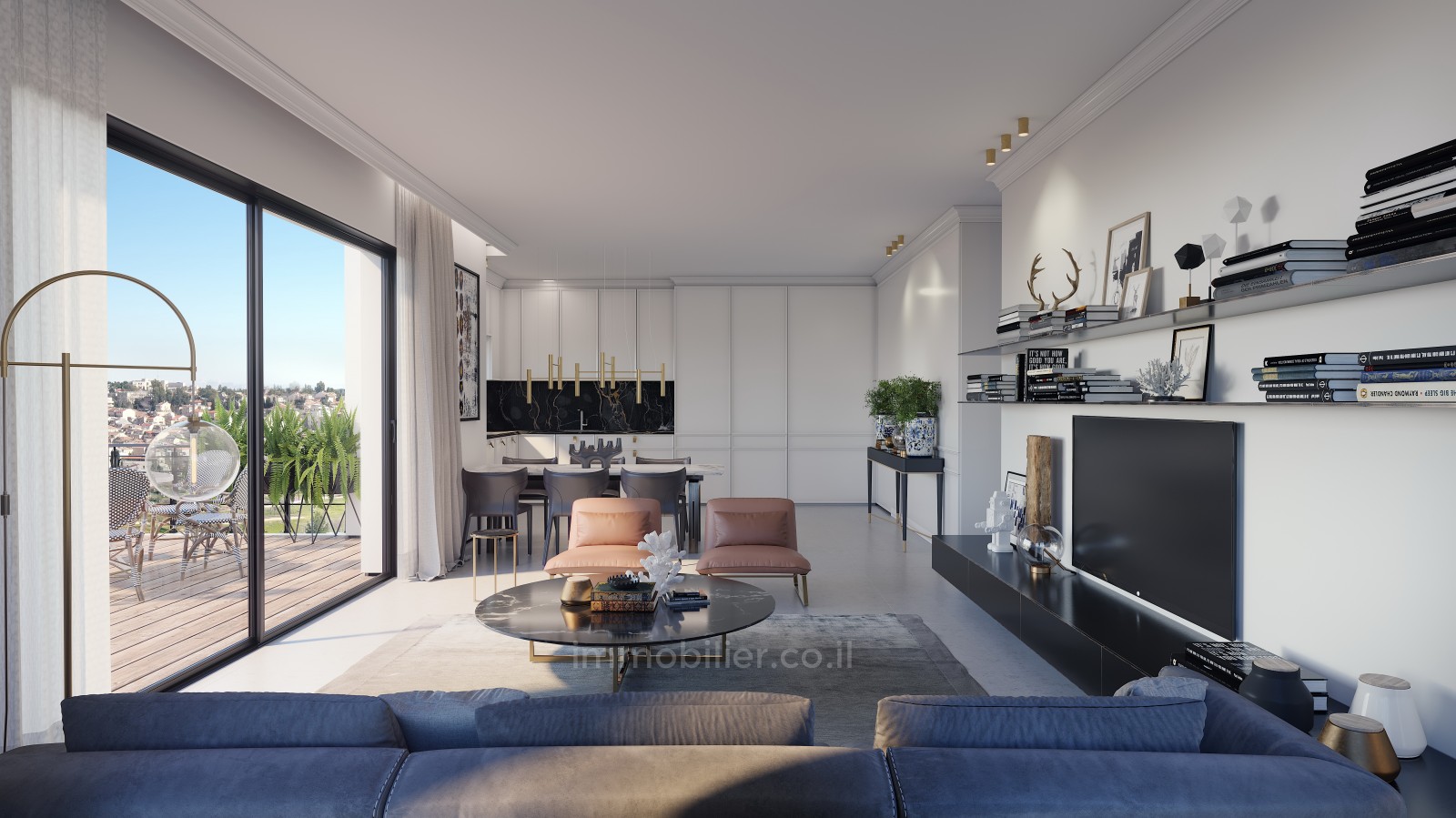 Apartamento 4 cômodos Jerusalém Kiryat haleum 144-IBL-562