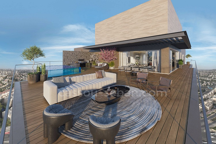 Apartamento garden 5 cômodos Jerusalém Holyland 144-IBL-581