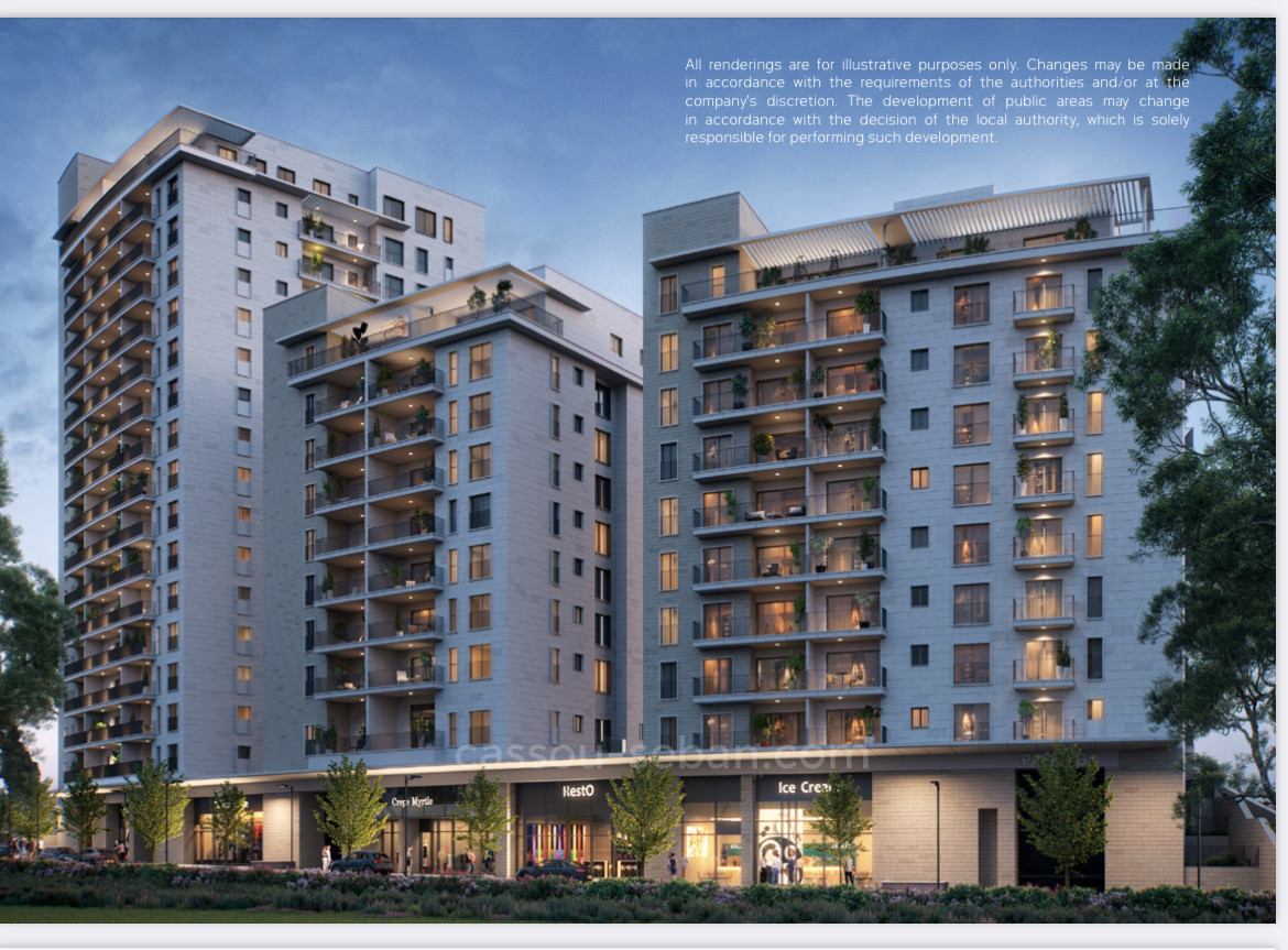 Apartamento 3 cômodos Jerusalém Kiryat Yovel 144-IBL-614