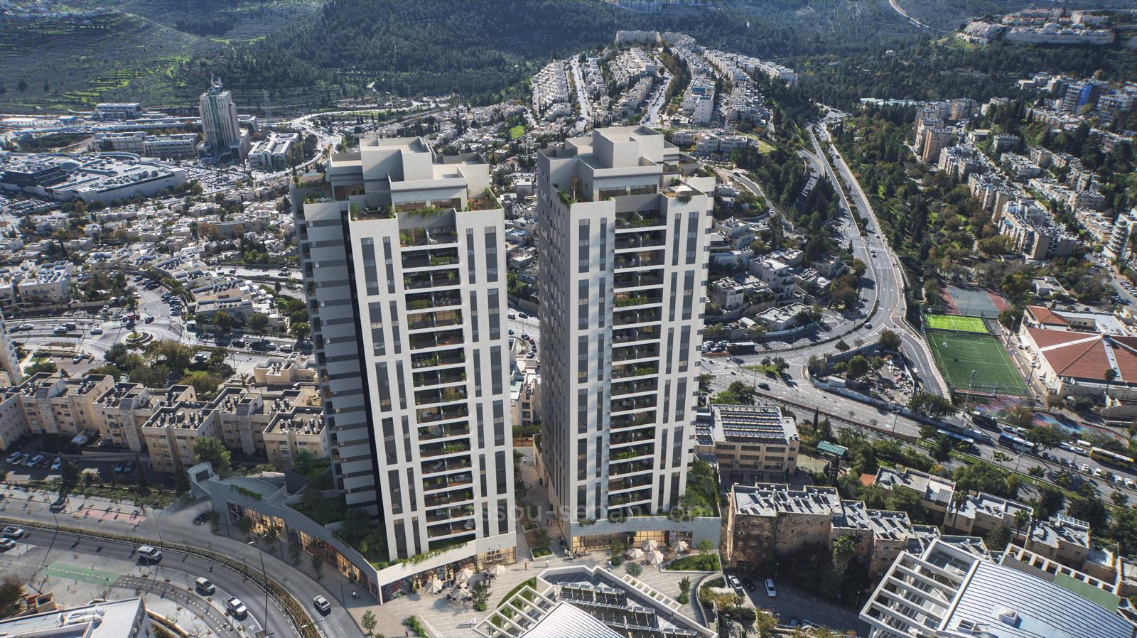 Apartamento 4 cômodos Jerusalém Ramat Sharet 144-IBL-650