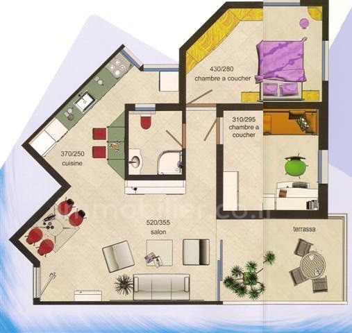 Apartamento 3 cômodos Ashdod Yud Alef 15-IBL-2801