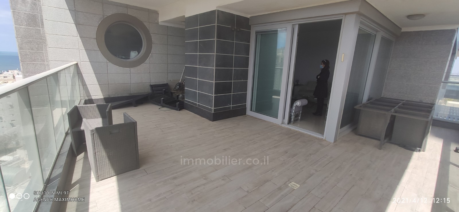 Apartamento 4 cômodos Ashdod Mar 15-IBL-2862