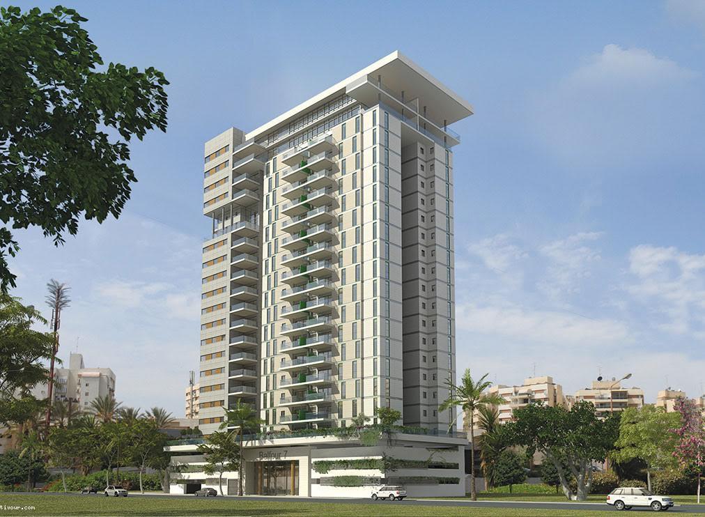 Apartamento 5 cômodos Ashdod He 210-IBL-1637