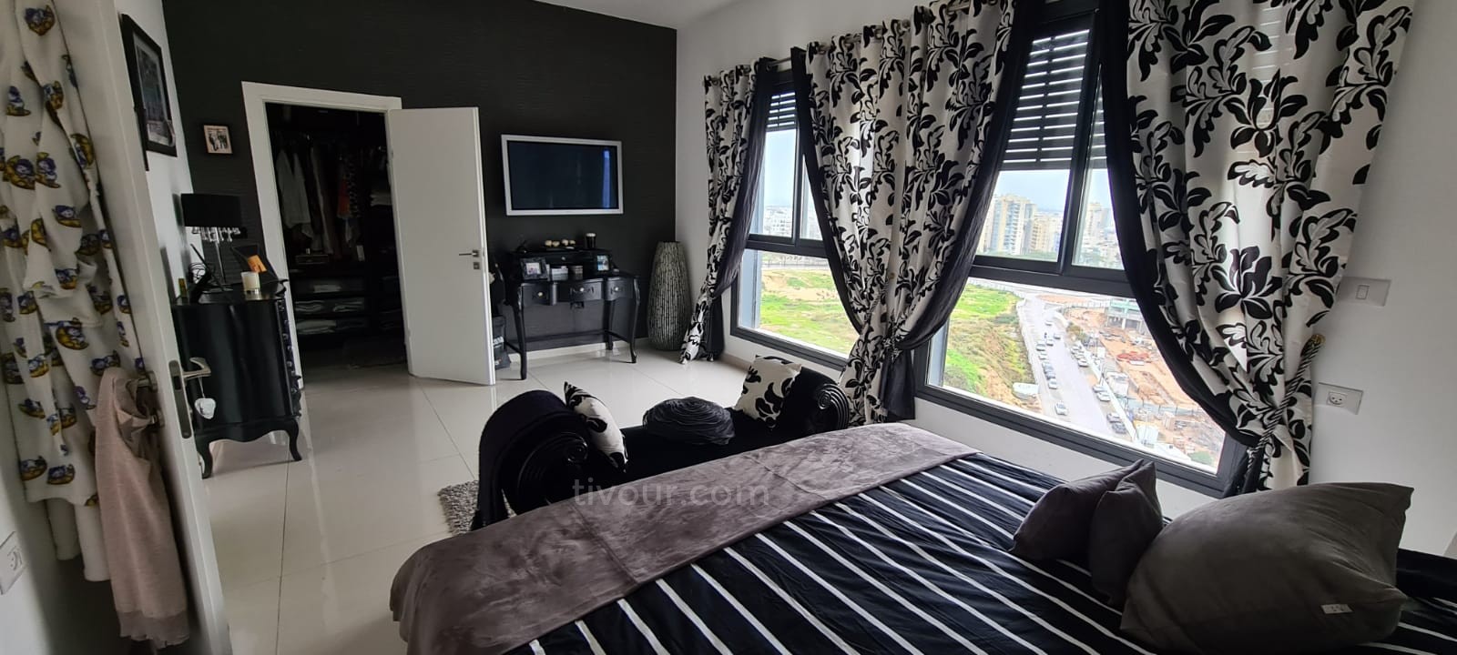 Apartamento 5 cômodos Ashdod Mar 210-IBL-1969