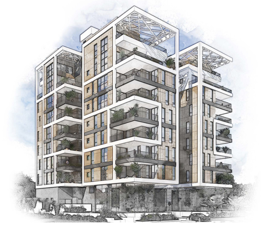 Cobertura 5 cômodos Ashdod Dalet 210-IBL-1981