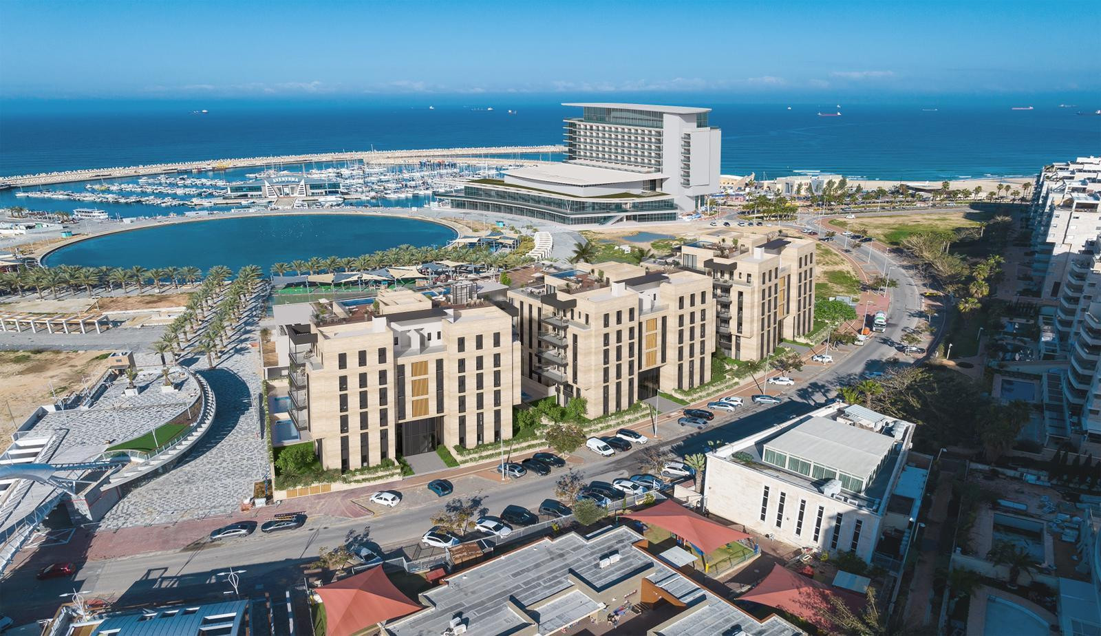 Apartamento 5 cômodos Ashdod Marina 210-IBL-2036