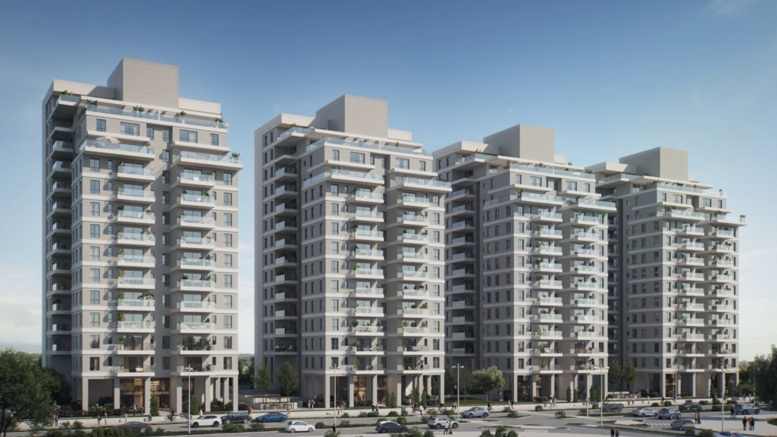 Apartamento 4 cômodos Ashdod Shimon Peres 210-IBL-2098