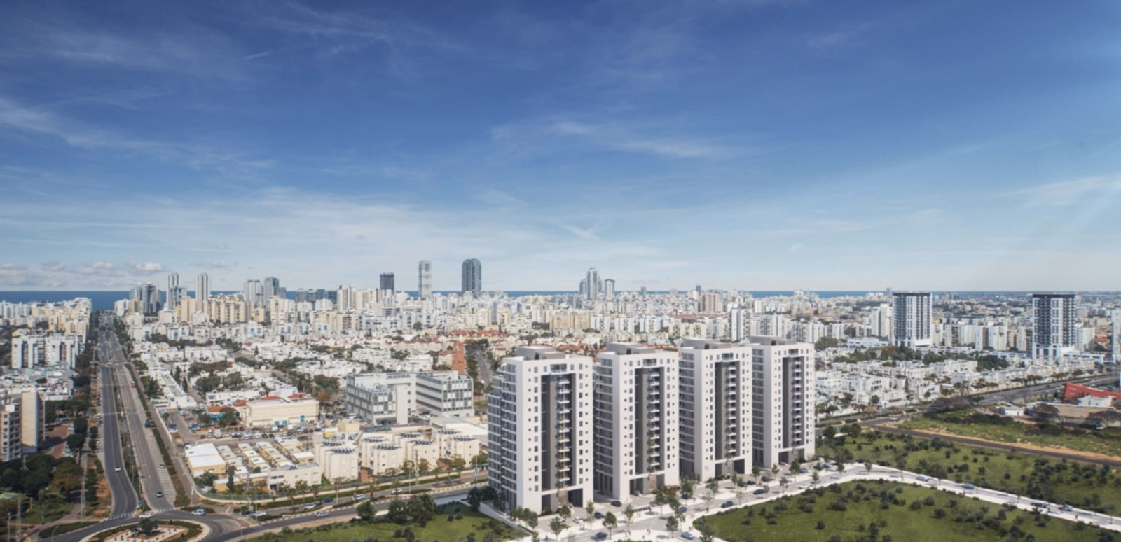 Apartamento 4 cômodos Ashdod Shimon Peres 210-IBL-2098