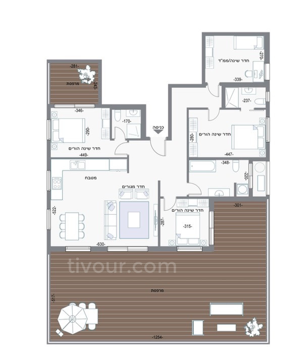 Apartamento 2 cômodos Bat yam Bat yam 210-IBL-2114