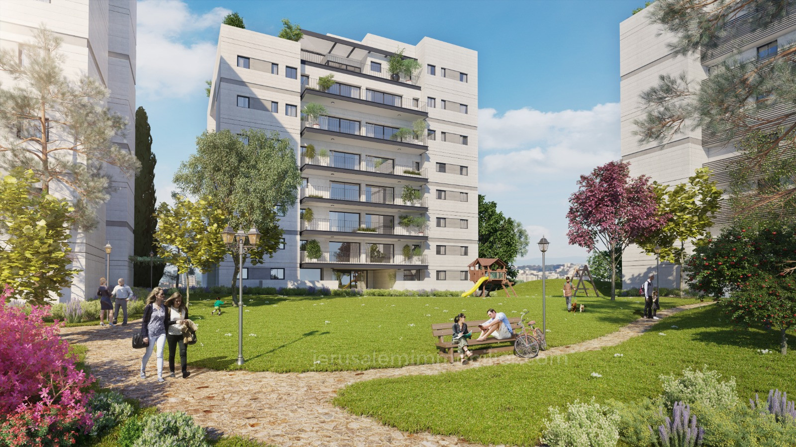Apartamento 4 cômodos Jerusalém Kiryat Yovel 226-IBL-1785