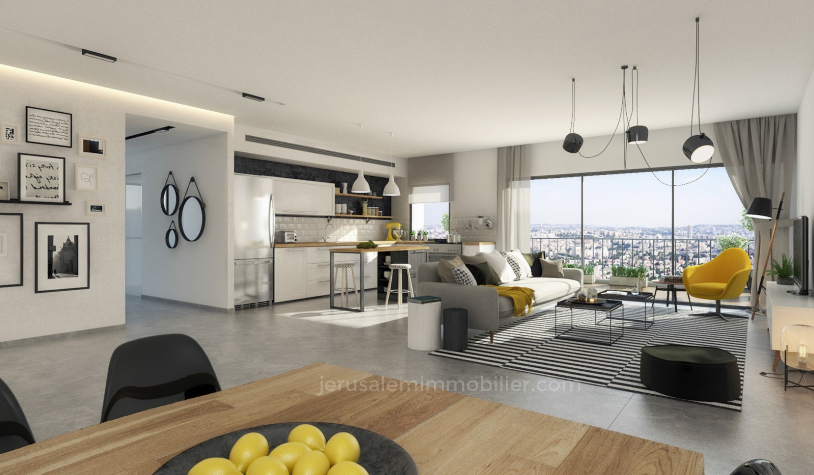 Apartamento 4 cômodos Jerusalém Kiryat Yovel 226-IBL-1785