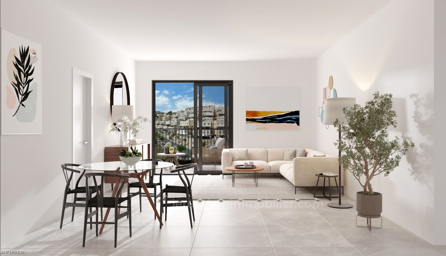 Apartamento 2 cômodos Jerusalém Har Homa 226-IBL-1930