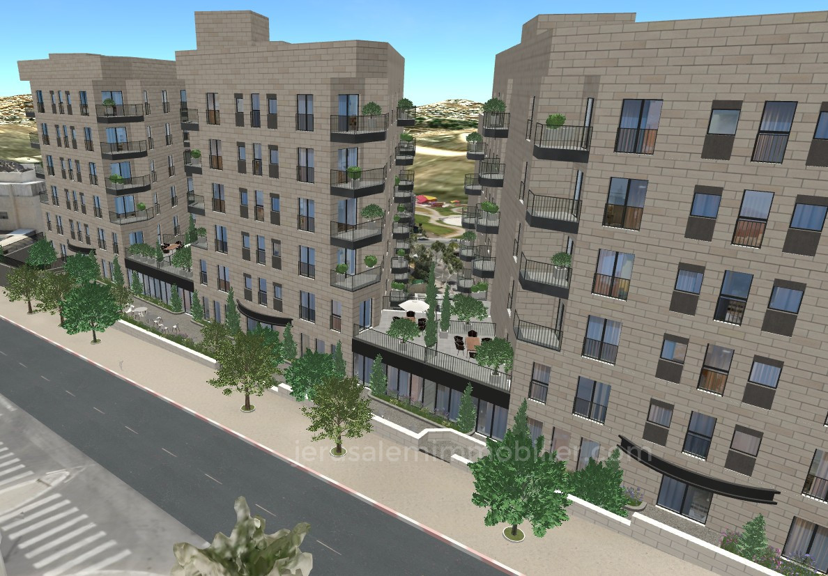 Apartamento 3 cômodos Jerusalém Har Homa 226-IBL-1932