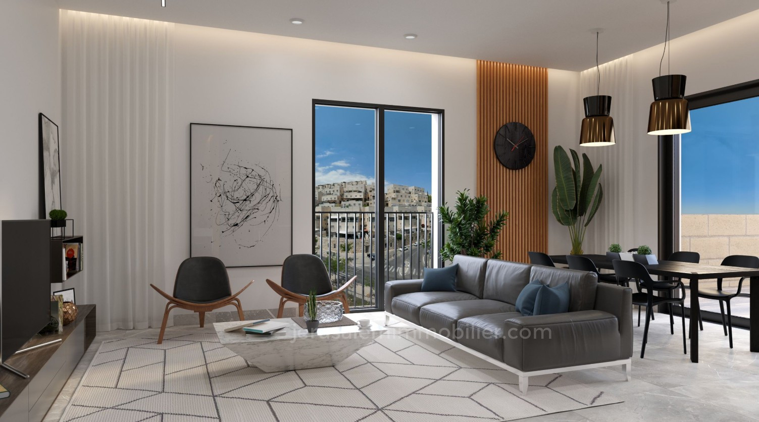 Apartamento 4 cômodos Jerusalém Har Homa 226-IBL-1935