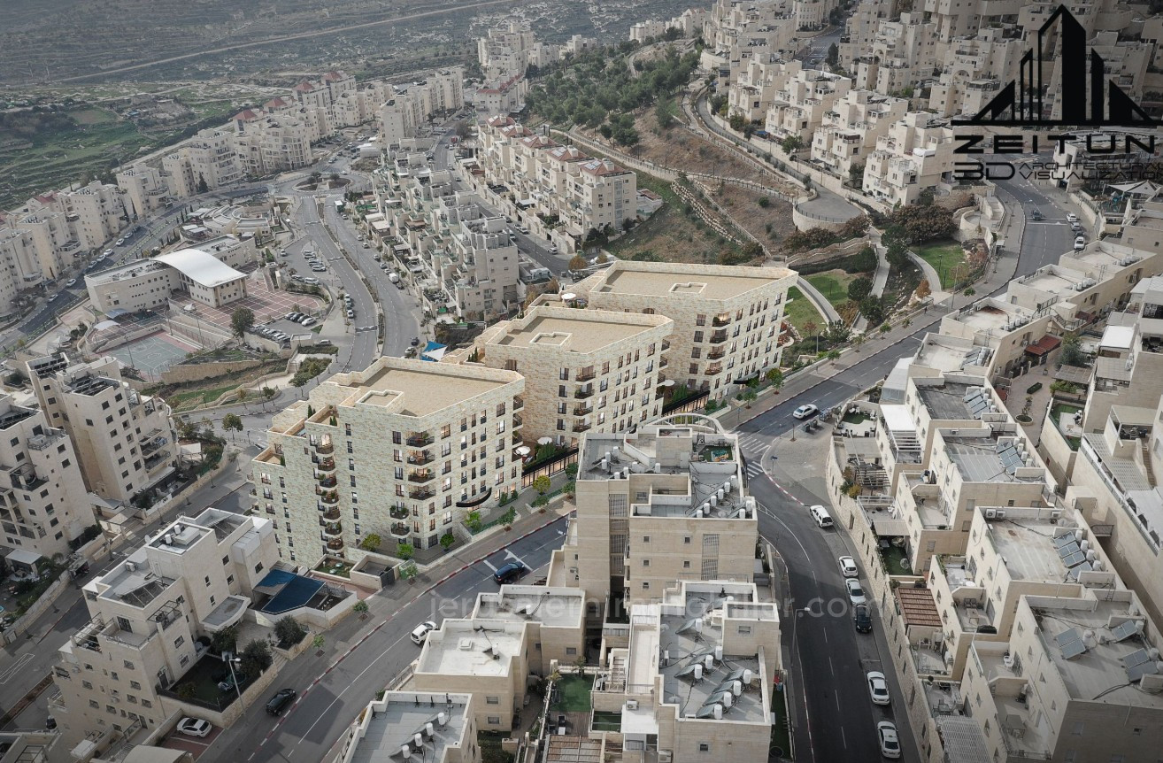 Apartamento 4 cômodos Jerusalém Har Homa 226-IBL-1935