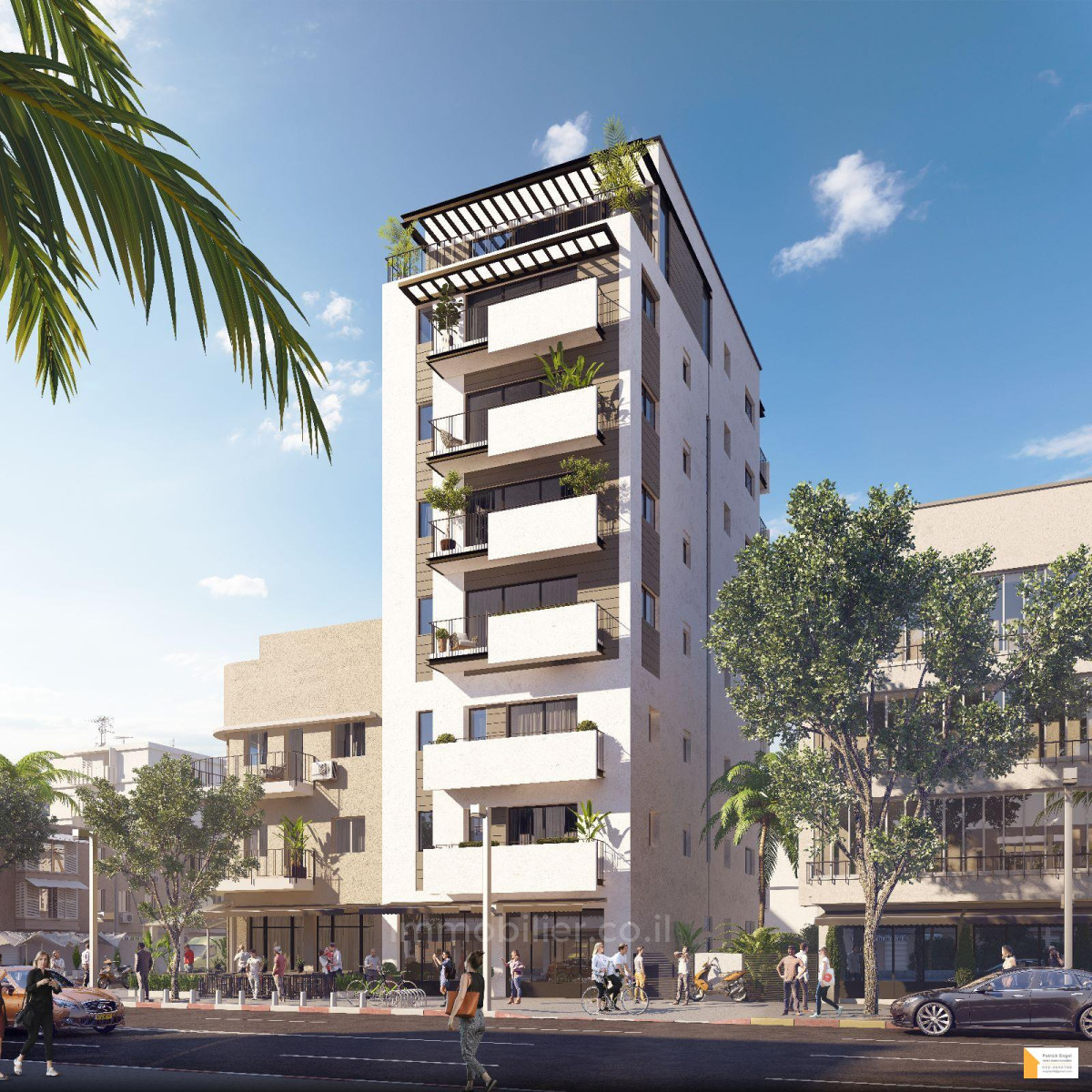 Apartamento 3 cômodos Tel Aviv Bazel 232-IBL-3721