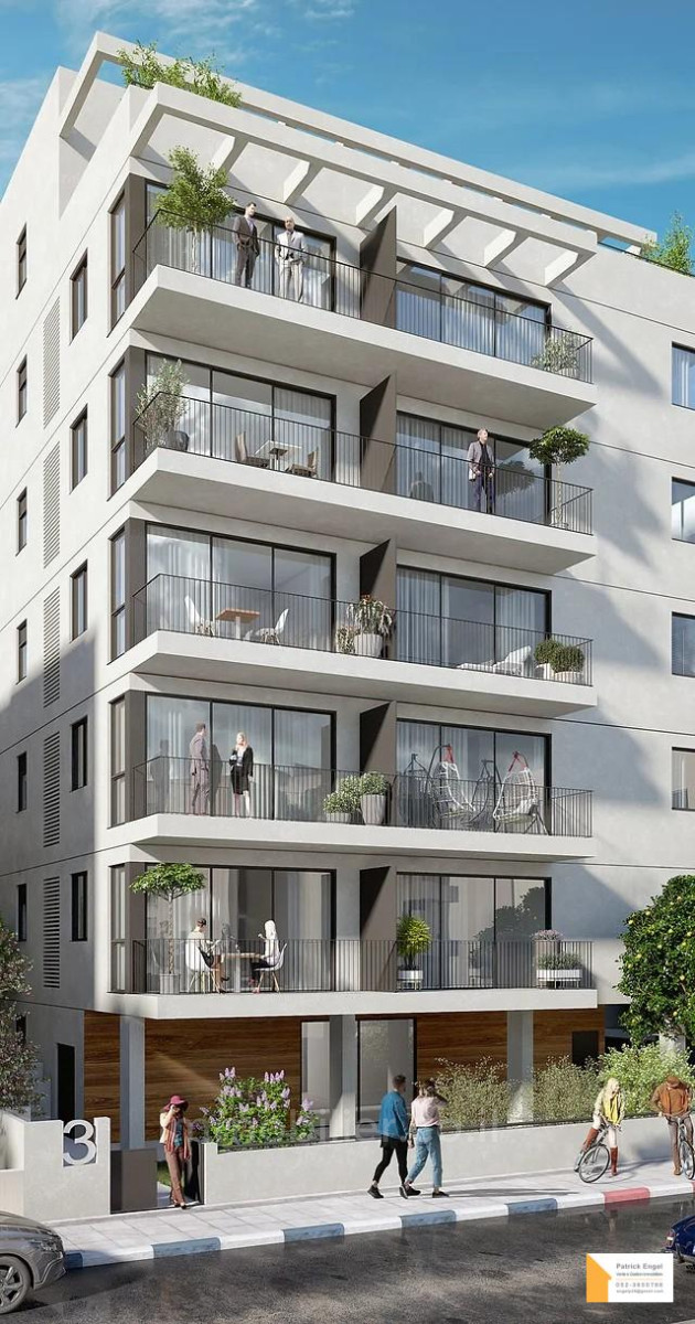 Cobertura 3 cômodos Tel Aviv Centro da cidade 232-IBL-3784