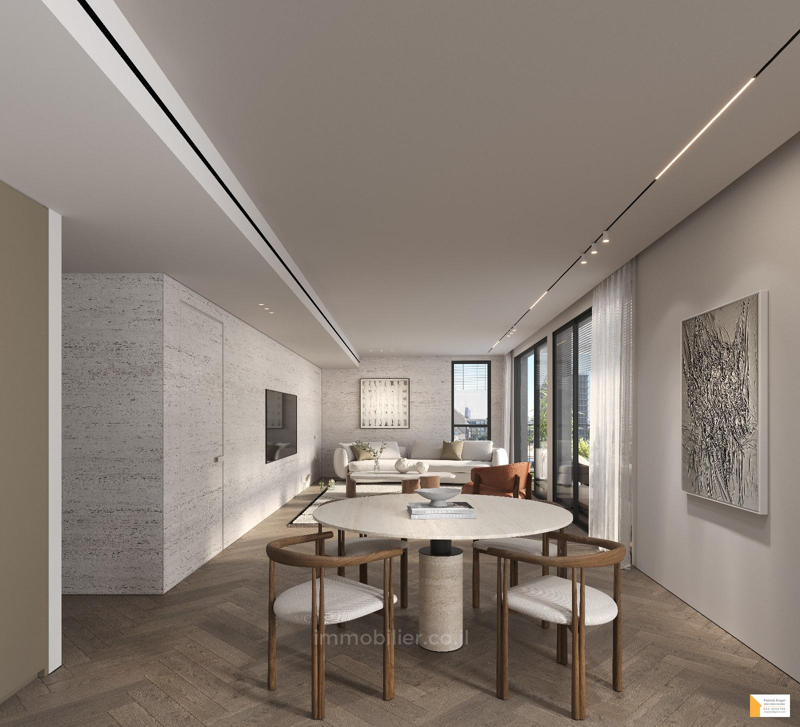 Cobertura 4 cômodos Tel Aviv Centro da cidade 232-IBL-3786