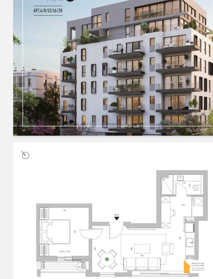 Apartamento 1.5 cômodos Tel Aviv Kikar Hamedina 232-IBL-3814