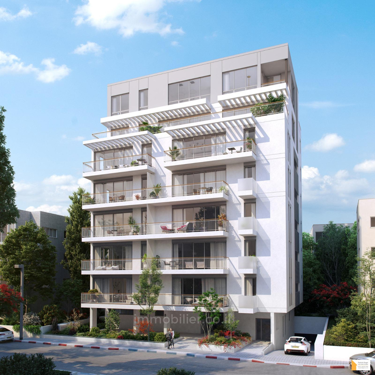 Apartamento 4 cômodos Tel Aviv Centro da cidade 232-IBL-3867