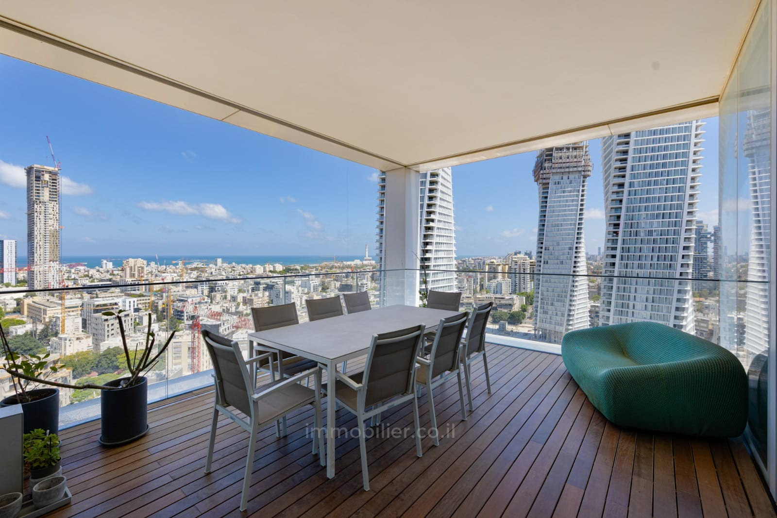 Cobertura 4.5 cômodos Tel Aviv Centro da cidade 232-IBL-3942