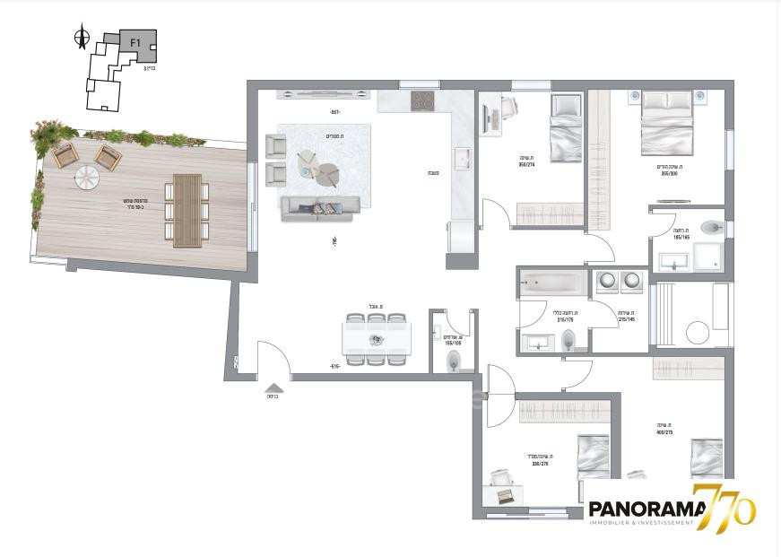 Apartamento 3 cômodos Ascalão Agamim 233-IBL-1510