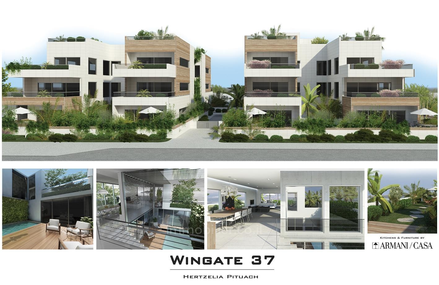 Duplex 5 cômodos Herzliya Herzliya Pitouah 255-IBL-675