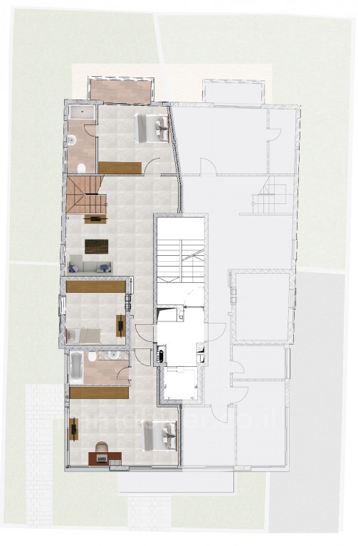 Cobertura 4.5 cômodos Tel Aviv Rothshild 291-IBL-684