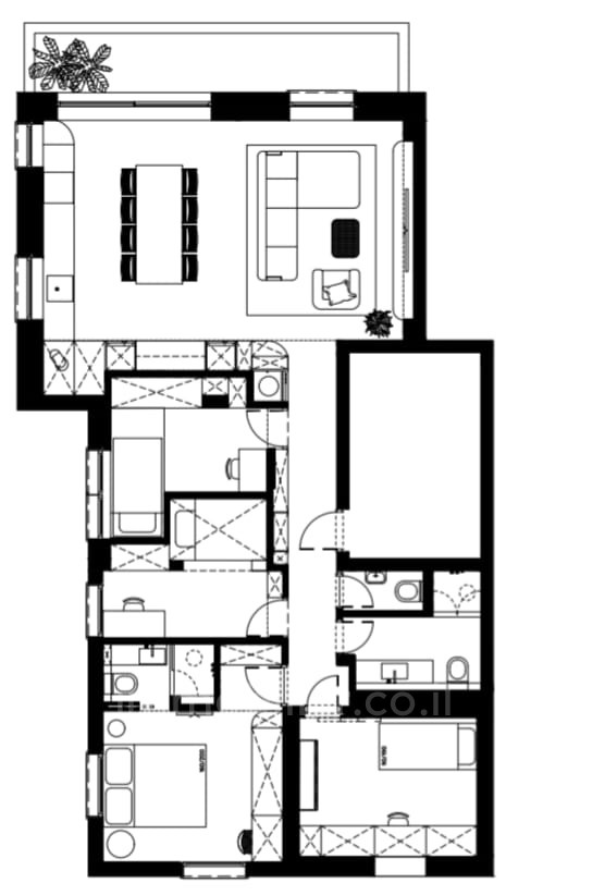 Casarão 5 cômodos Tel Aviv Nordau 291-IBL-820