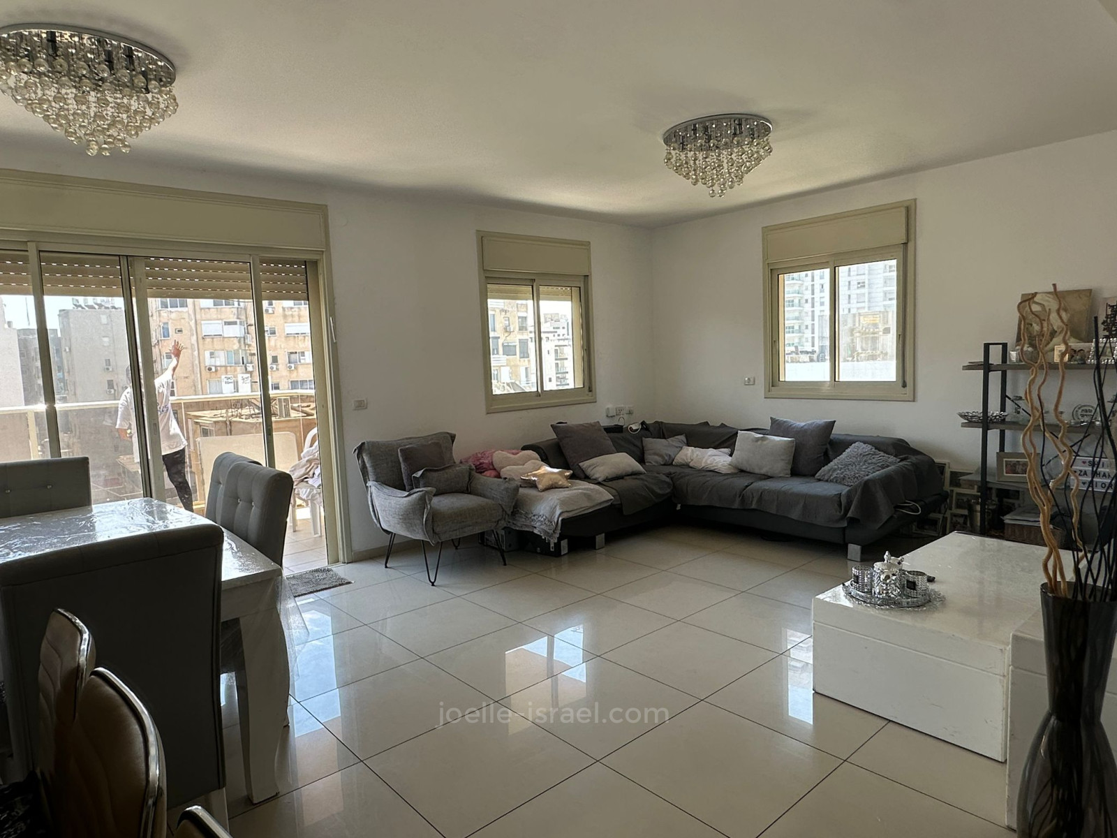 Apartamento 4 cômodos Netanya Agamim 316-IBL-1742