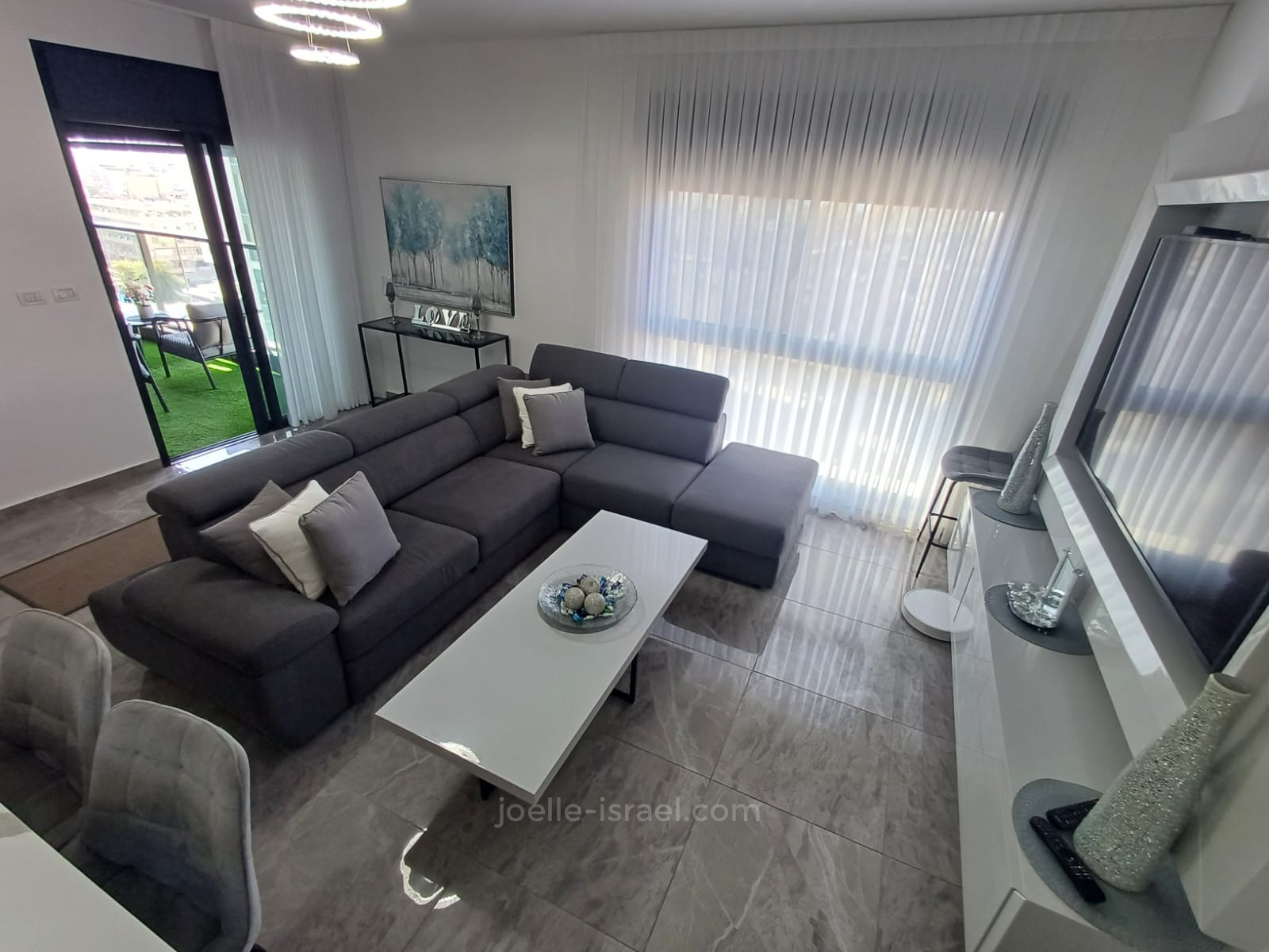 Apartamento 3 cômodos Netanya Centro da cidade 316-IBL-1748