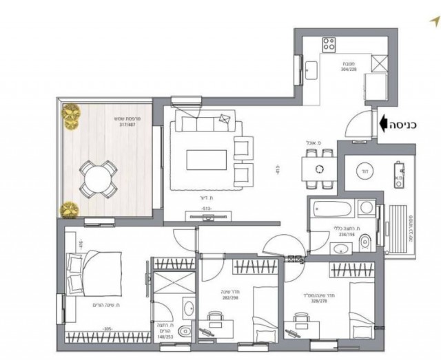 Novo projeto Apartamento Netanya