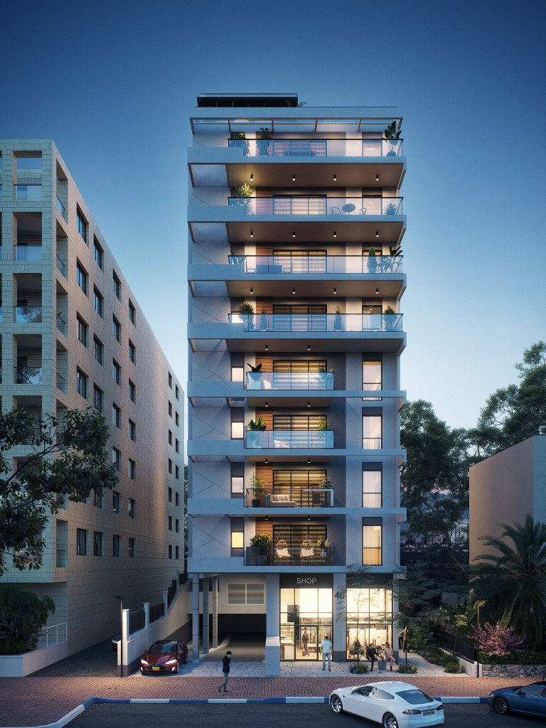 Apartamento 3 cômodos Givataim Harlozorov 342-IBL-6240