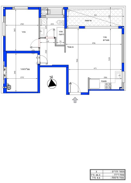 Apartamento 3 cômodos Ramat Gan Ramat gan 342-IBL-6276
