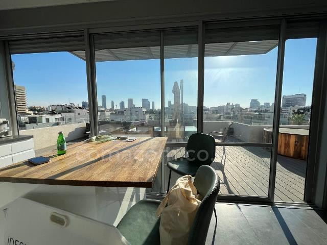 Duplex-Cobertura 2 cômodos Tel Aviv Dizengof 342-IBL-6288