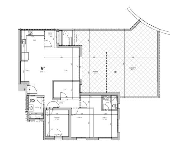 Apartamento 3 cômodos Hadera Hadera 342-IBL-6328