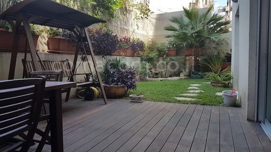 Apartamento garden 3 cômodos Tel Aviv Lev Tel-Aviv 342-IBL-6652
