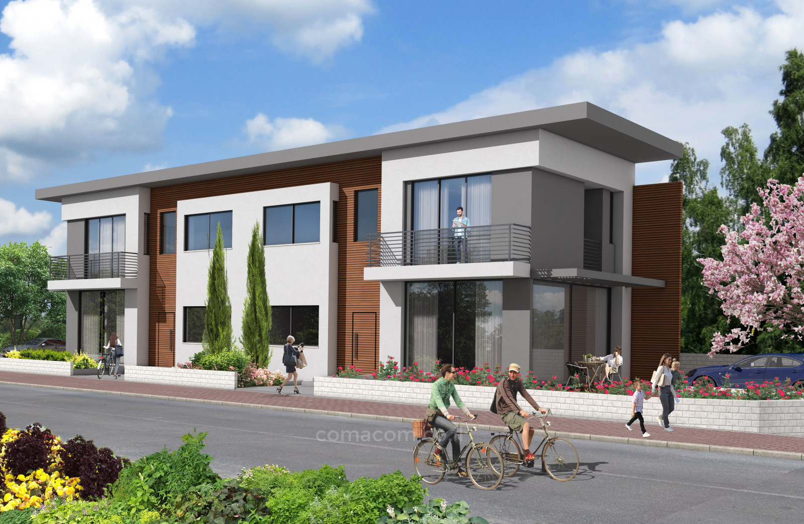 Casa de campo 6 cômodos Raanana Kiryat Veizman 342-IBL-6670