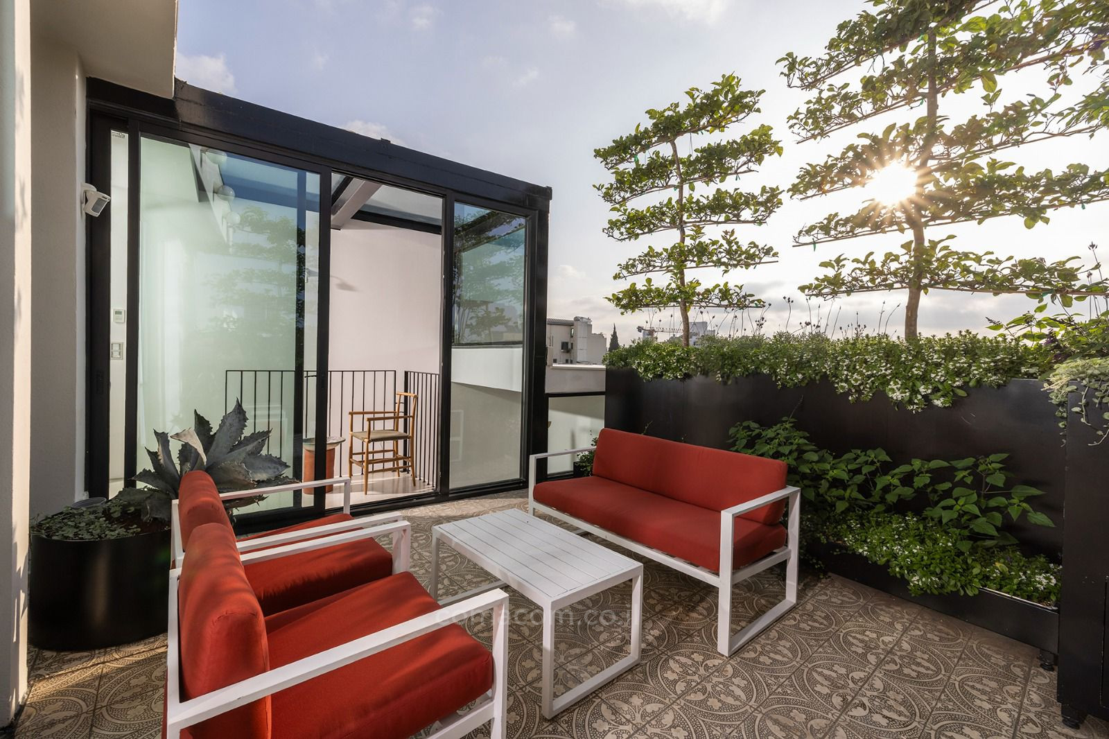 Duplex-Cobertura 4 cômodos Tel Aviv Centro da cidade 342-IBL-6674