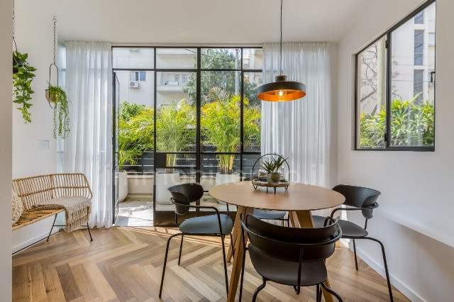 Apartamento garden 2 cômodos Tel Aviv Dizengof 342-IBL-6706