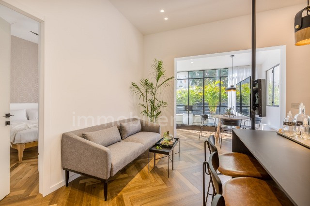 Apartamento garden 2 cômodos Tel Aviv Dizengof 342-IBL-6706
