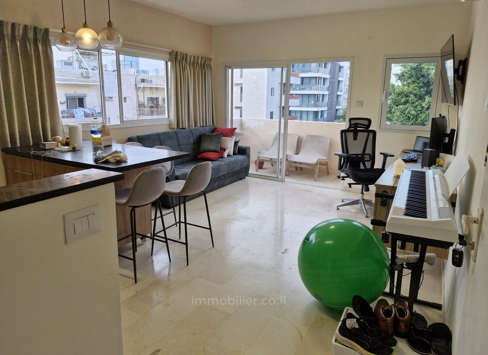 Apartamento 3 cômodos Tel Aviv Centro da cidade 342-IBL-6824