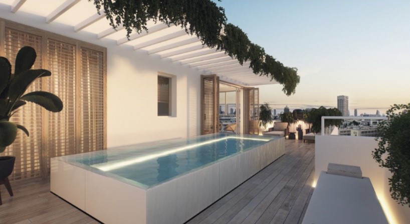 Apartamento garden 5 cômodos Tel Aviv Região marítima 342-IBL-6892