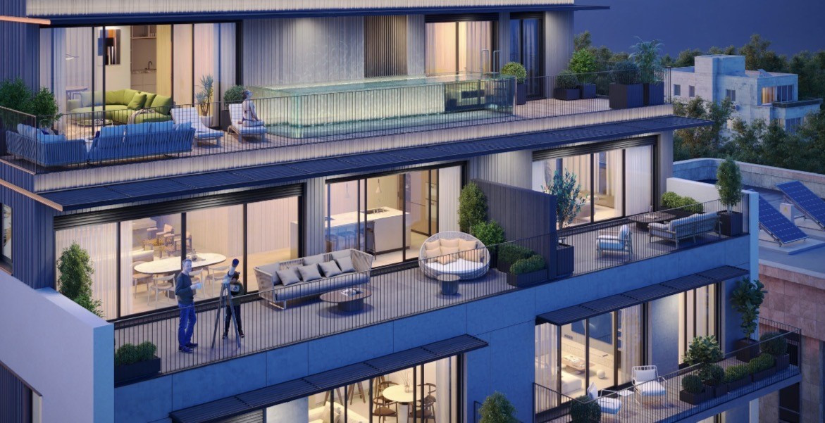 Apartamento 3 cômodos Tel Aviv Bazel 342-IBL-6895