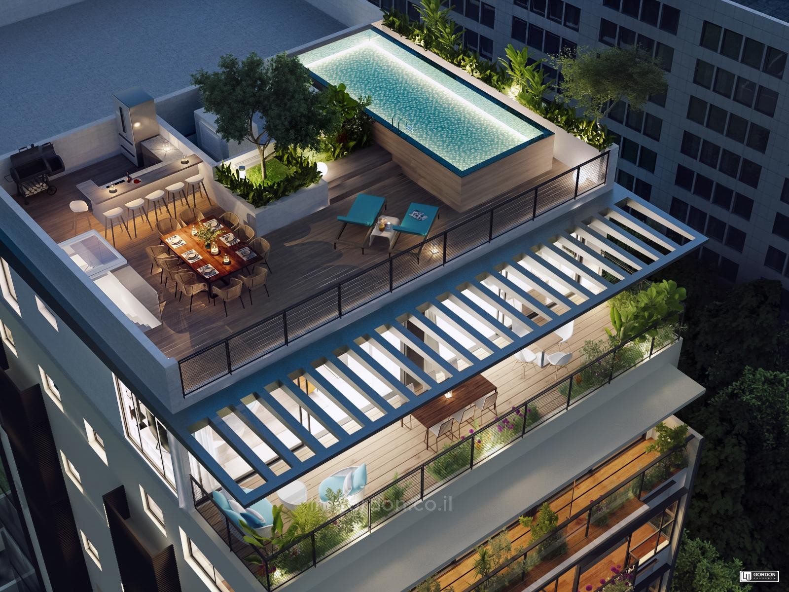 Apartamento 3 cômodos Tel Aviv Região marítima 357-IBL-1416