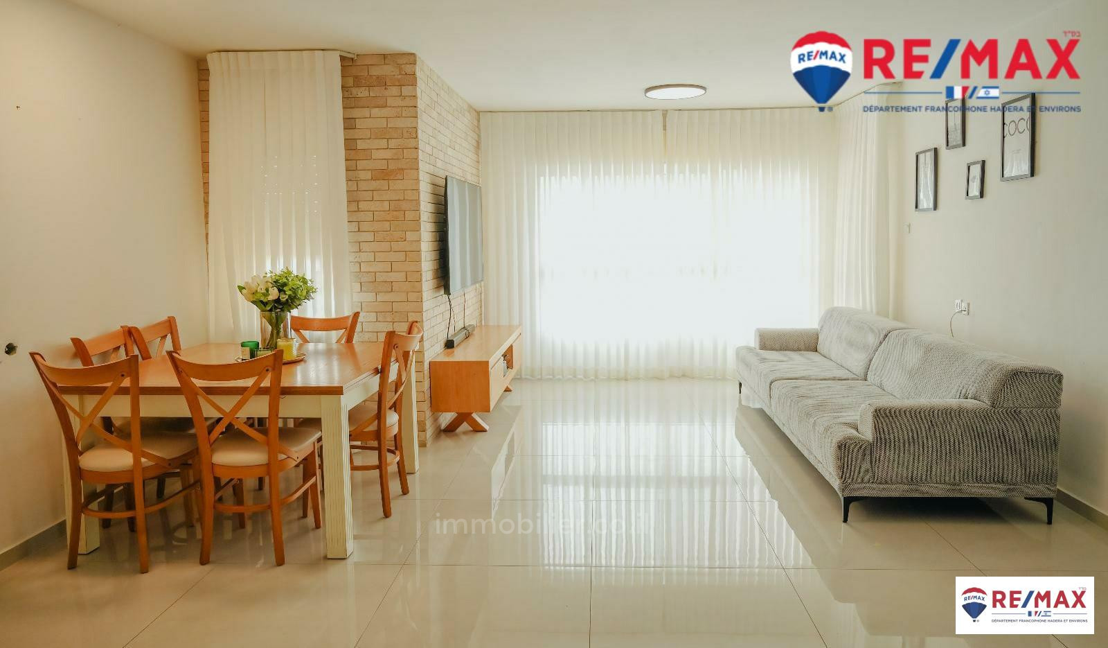 Apartamento 4 cômodos Hadera Centro da cidade 379-IBL-325