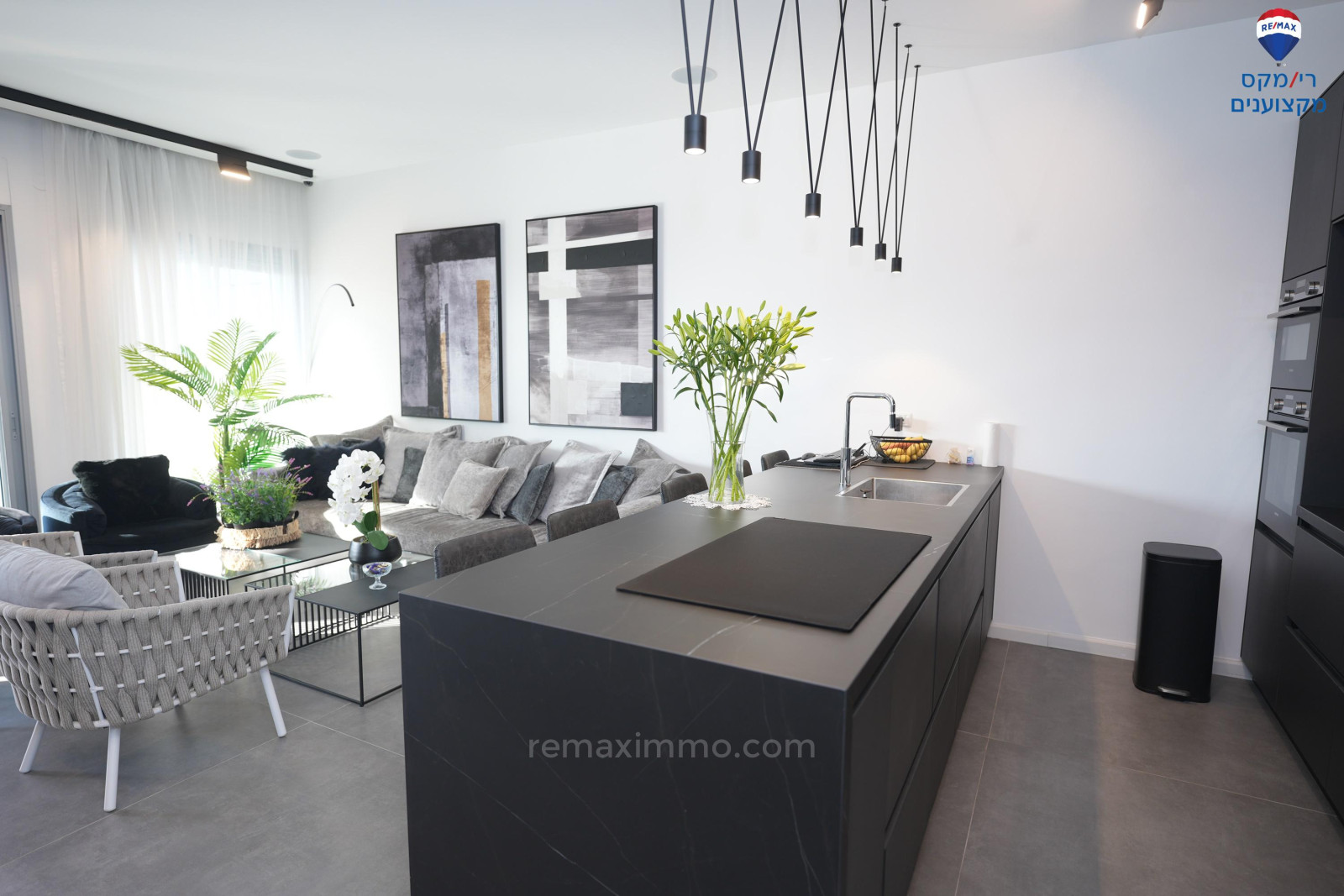 Duplex-Cobertura 3 cômodos Hadera Givat olga 379-IBL-455