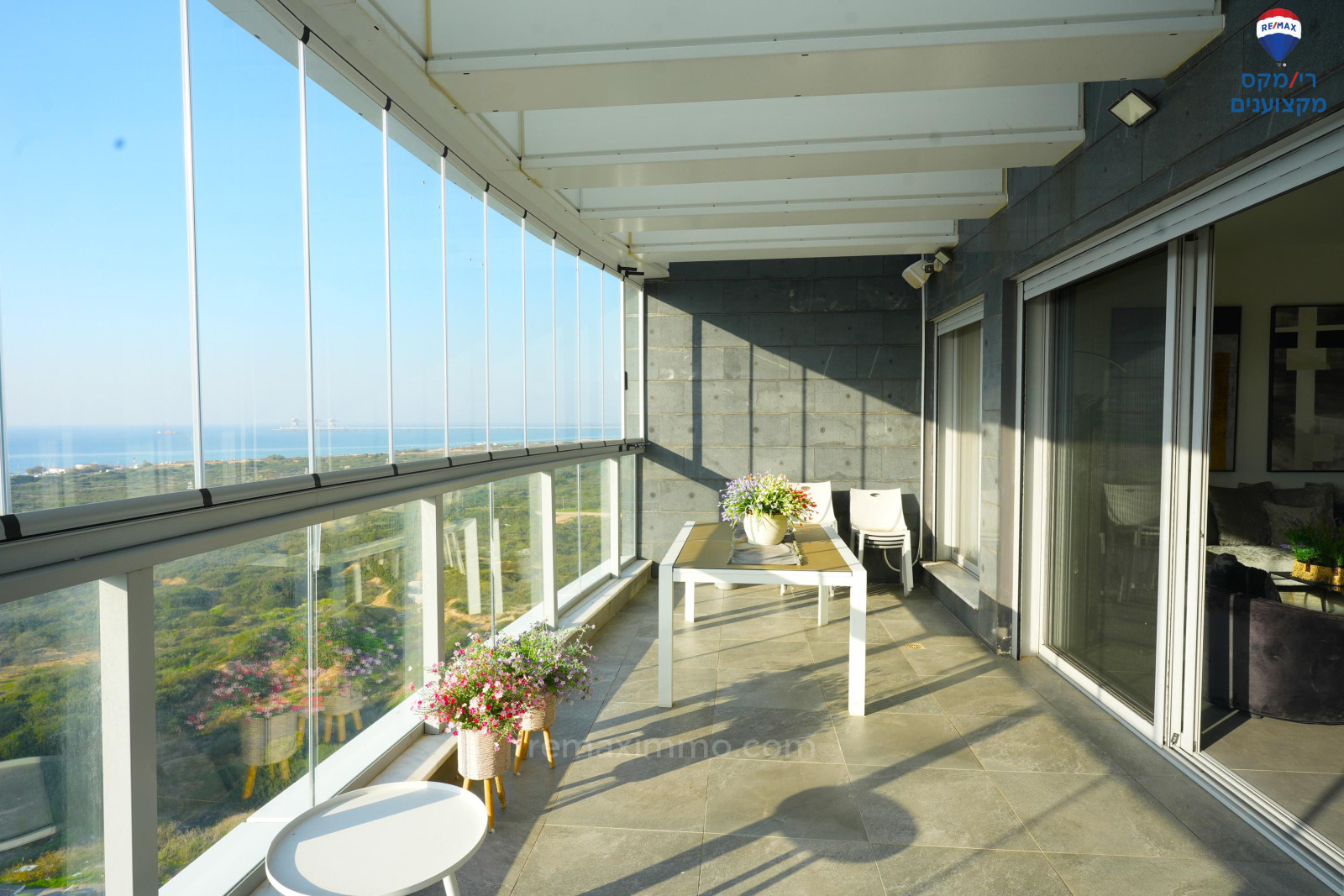 Duplex-Cobertura 3 cômodos Hadera Givat olga 379-IBL-455